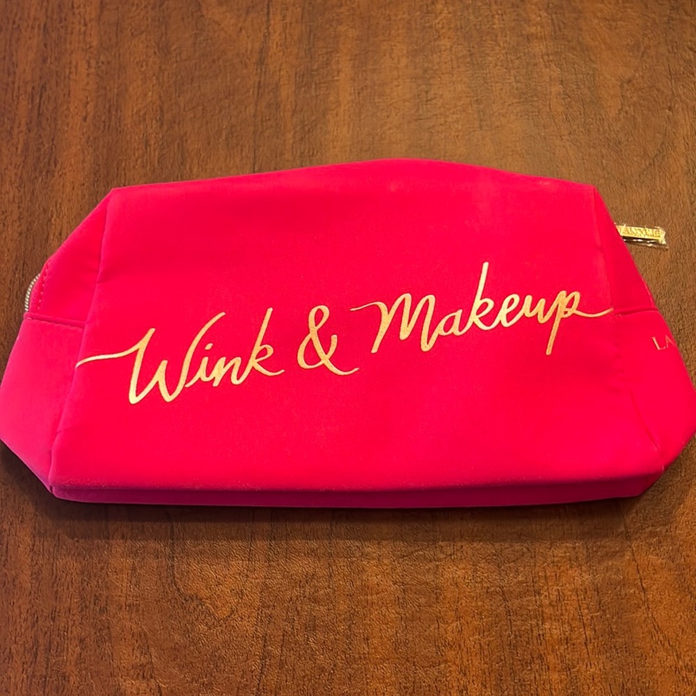 Lancôme Pink ‘Wink & Makeup’ Makeup Bag